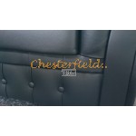 Windchester XL Schwarz Chesterfield Sessel 