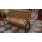 King Cappucchino 3-Sitzer Chesterfield Sofa - TheChesterfields.de