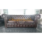 Classic Antikbraun 3-Sitzer Chesterfield Sofa