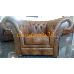 Windchester 311 Antikgold Chesterfield Garnitur