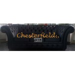 Windchester 211 Schwarz Chesterfield Garnitur