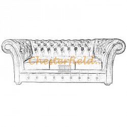 Windchester 3er Chesterfield Sofa - TheChesterfields.de