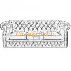 Windsor 3er Chesterfield Sofa - TheChesterfields.de