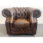 Windsor XL Antik mittelbraun (A5M) Chesterfield Sessel 