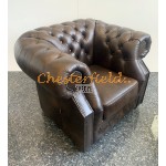 Windsor XL Antik mittelbraun (A5M) Chesterfield Sessel 