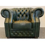 Windsor XL Antikgruen Chesterfield Sessel