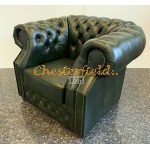 Windsor Antikgruen Chesterfield Sessel 