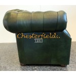 Windsor XL Antikgruen Chesterfield Sessel