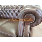 Windsor Antikbraun 2-Sitzer Chesterfield Sofa