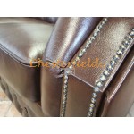 Windsor XL Antikbraun 2-Sitzer Chesterfield Sofa