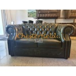 Windsor Antikgruen 2-Sitzer Chesterfield Sofa