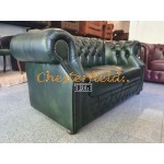 Windsor Antikgruen 2-Sitzer Chesterfield Sofa