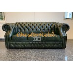 Windsor XL  Antikgruen 3-Sitzer Chesterfield Sofa