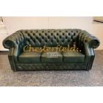 Windsor XL  Antikgruen 3-Sitzer Chesterfield Sofa