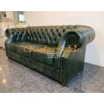 Windsor XL  Antikgruen 3-Sitzer Chesterfield Sofa